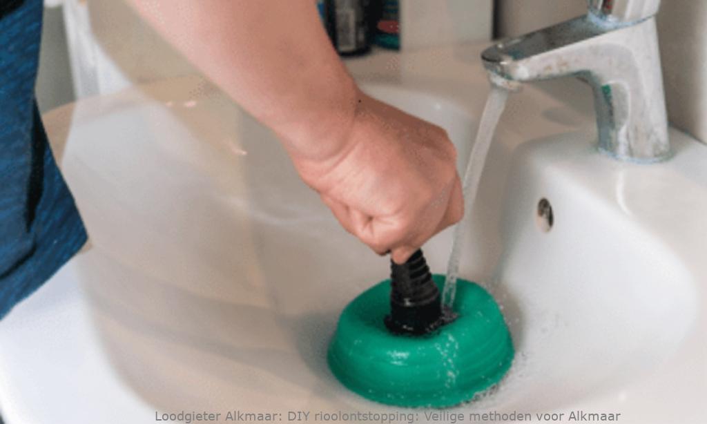 DIY rioolontstopping: Veilige methoden voor Alkmaar