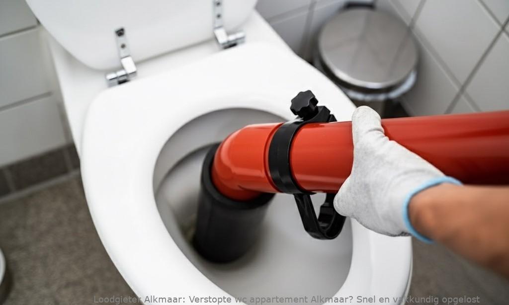 Verstopte wc appartement Alkmaar? Snel en vakkundig opgelost